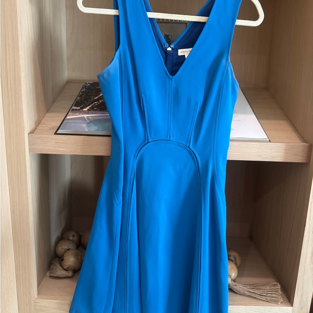 Rebecca Taylor Vibrant Blue Mini Dress